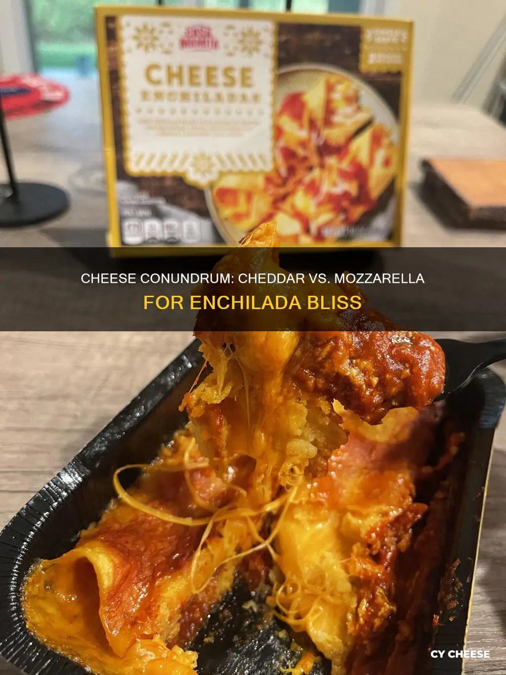 is cheddar cheese better than mozzarella for enchiladas