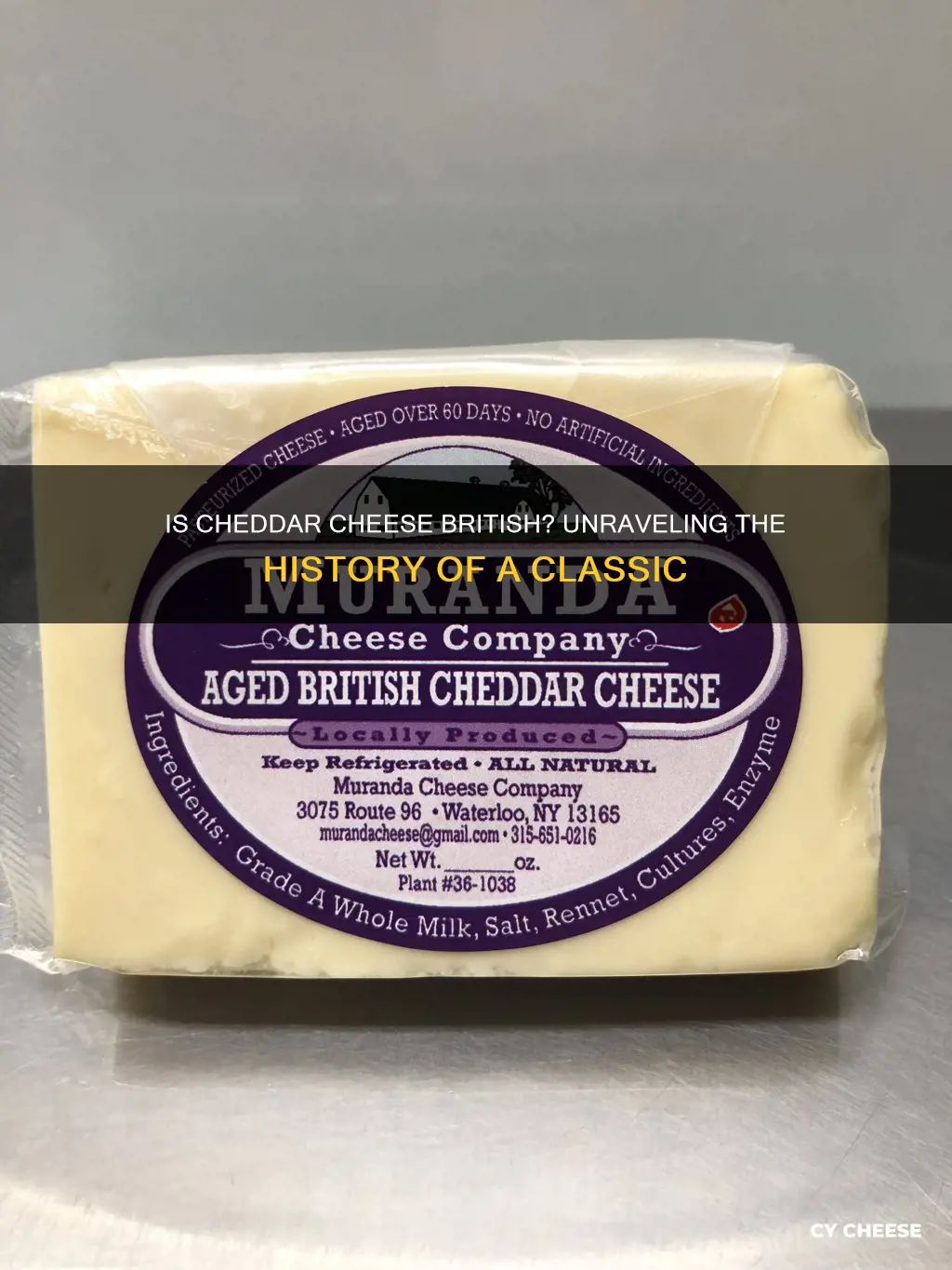 is cheddar cheese british