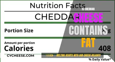 Unraveling the Cheddar Mystery: Fat Content Explained