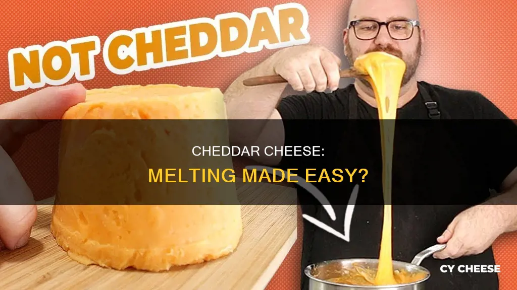 is cheddar cheese easy to melt