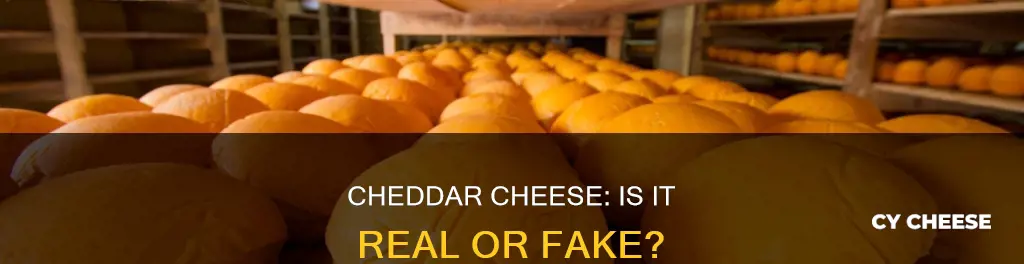 is cheddar cheese fake