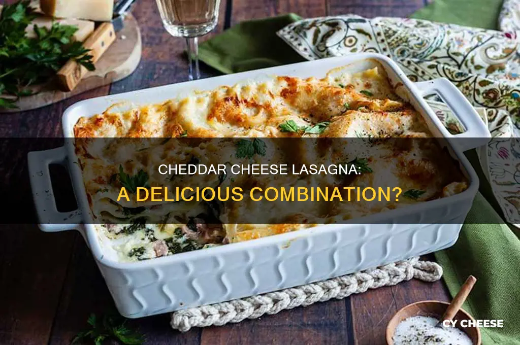 is cheddar cheese good for lasagna