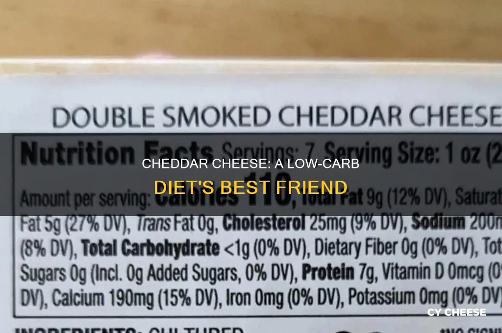 is cheddar cheese good for low carb diet