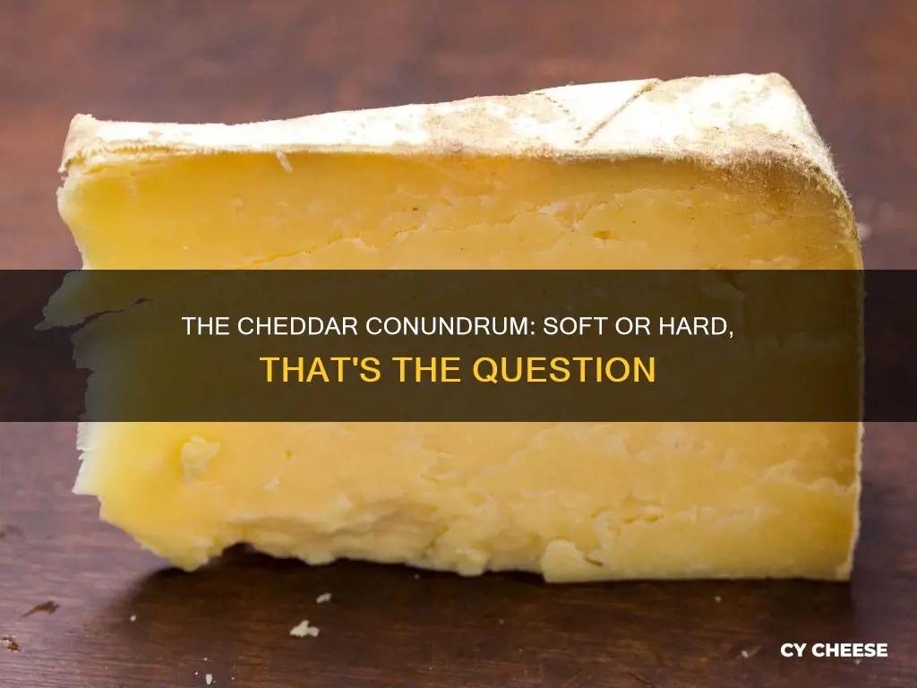 is cheddar cheese hard cheese