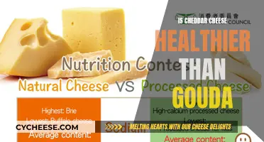 Cheddar vs. Gouda: Unveiling the Healthier Cheese Choice