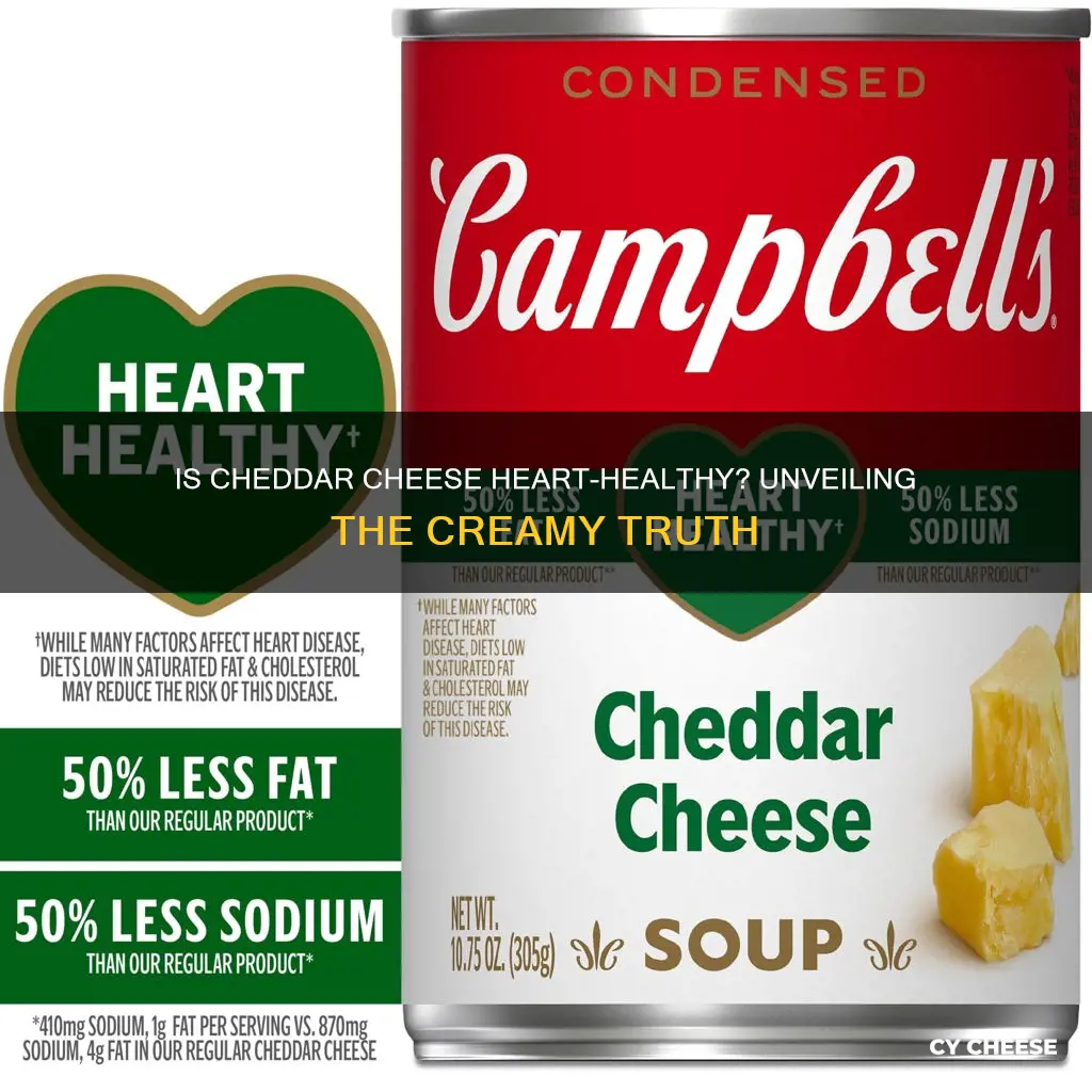 is cheddar cheese heart healthy