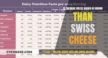 Cheddar vs. Swiss: Unveiling the Sodium Secrets of Cheeses