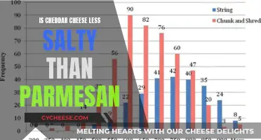 Unraveling the Salty Mystery: Cheddar vs. Parmesan