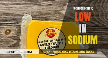 Cheddar Cheese: Unveiling the Sodium Secret