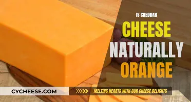 Cheddar Cheese: Why is it Orange?