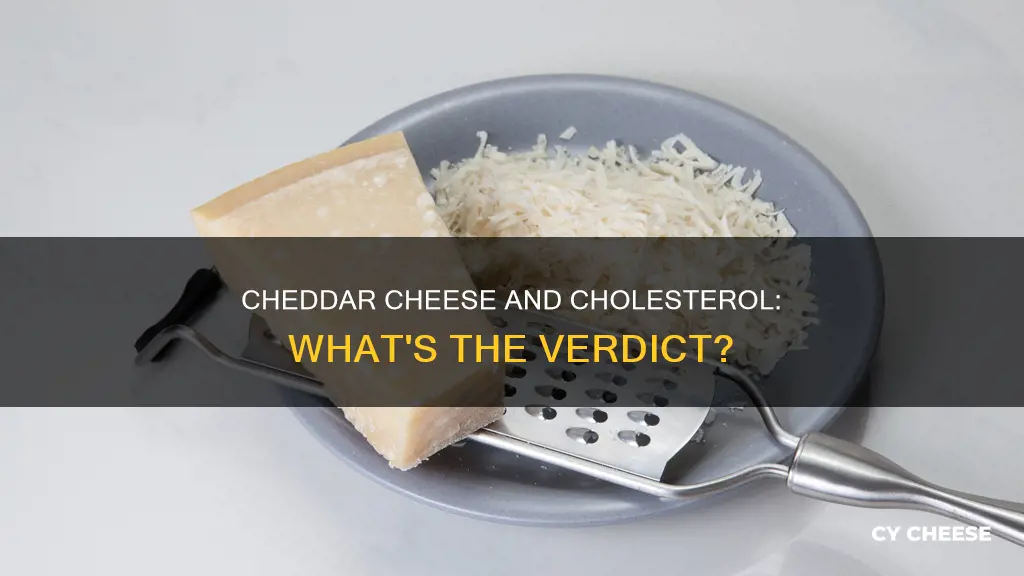 is cheddar cheese ok for high cholesterol
