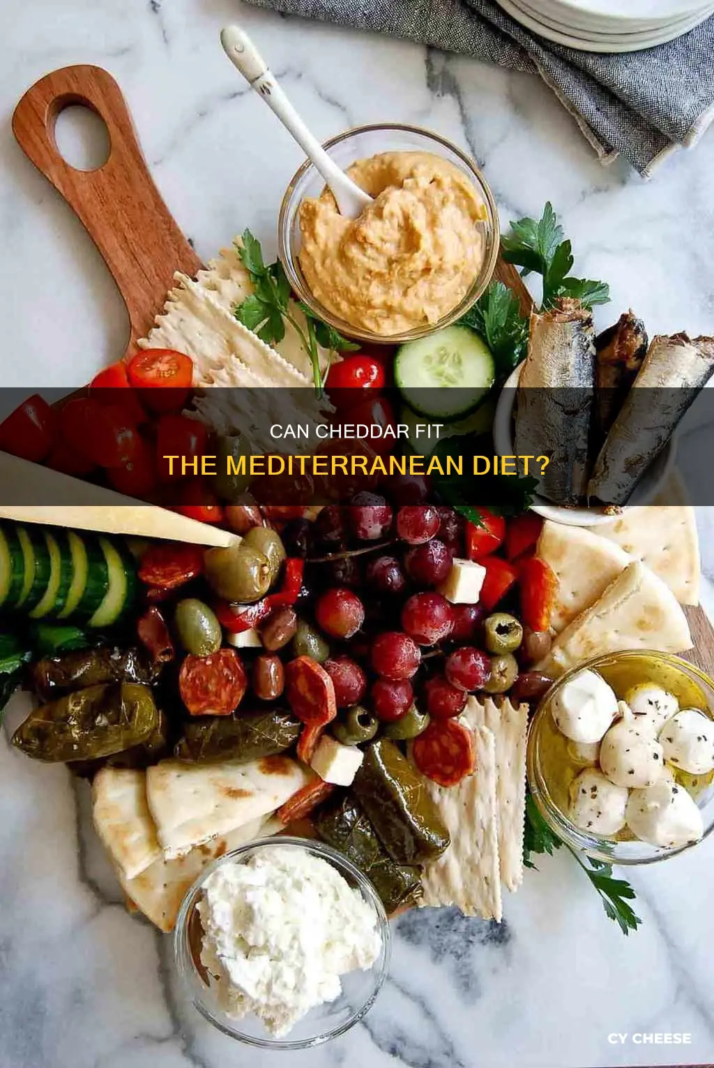 is cheddar cheese on mediterranean diet