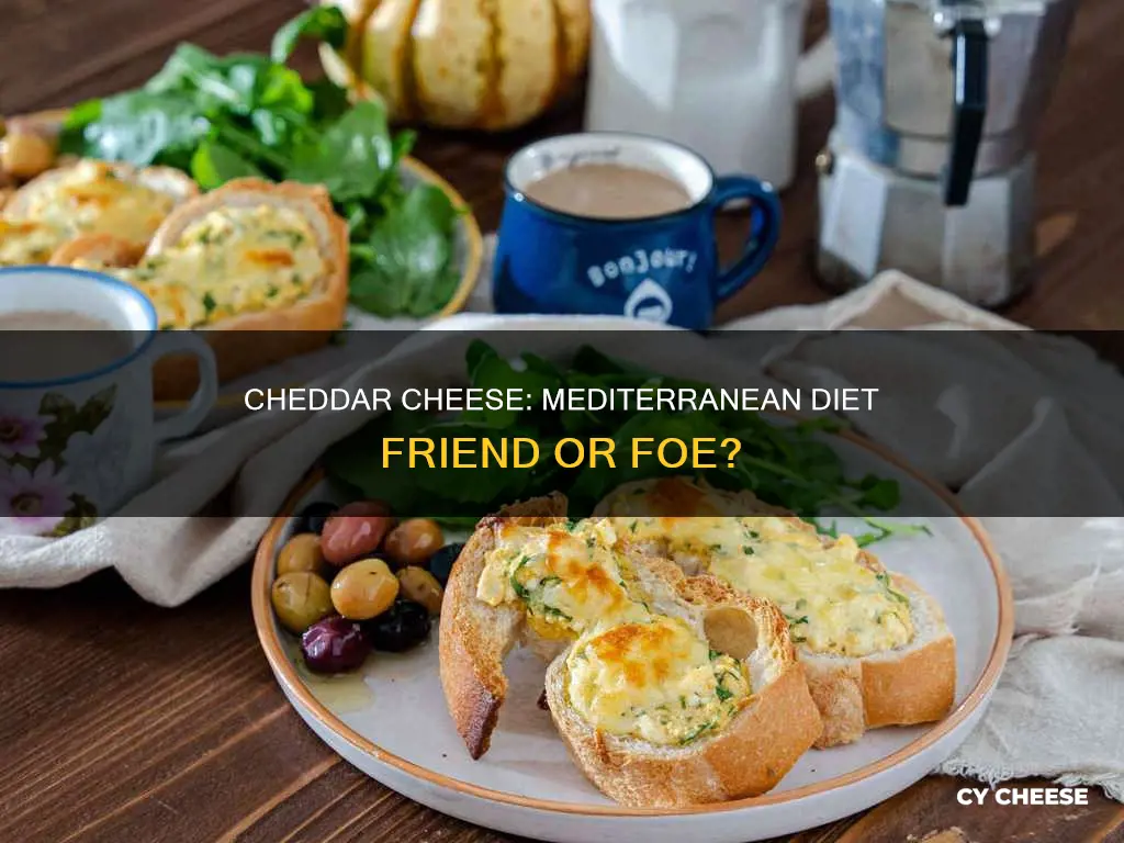 is cheddar cheese on mediterranean diet
