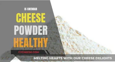 Unveiling the Nutritional Secrets: Cheddar Powder's Healthy Twist