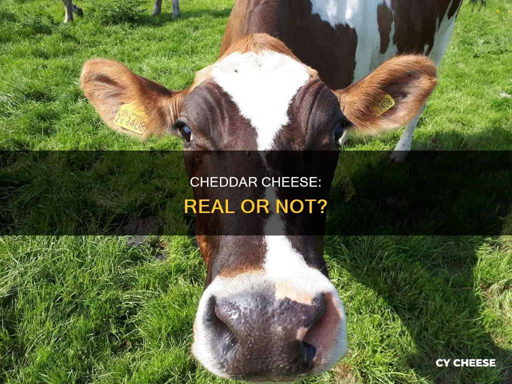 is cheddar cheese real