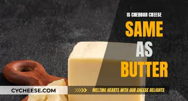 Cheddar Cheese and Butter: What's the Difference?