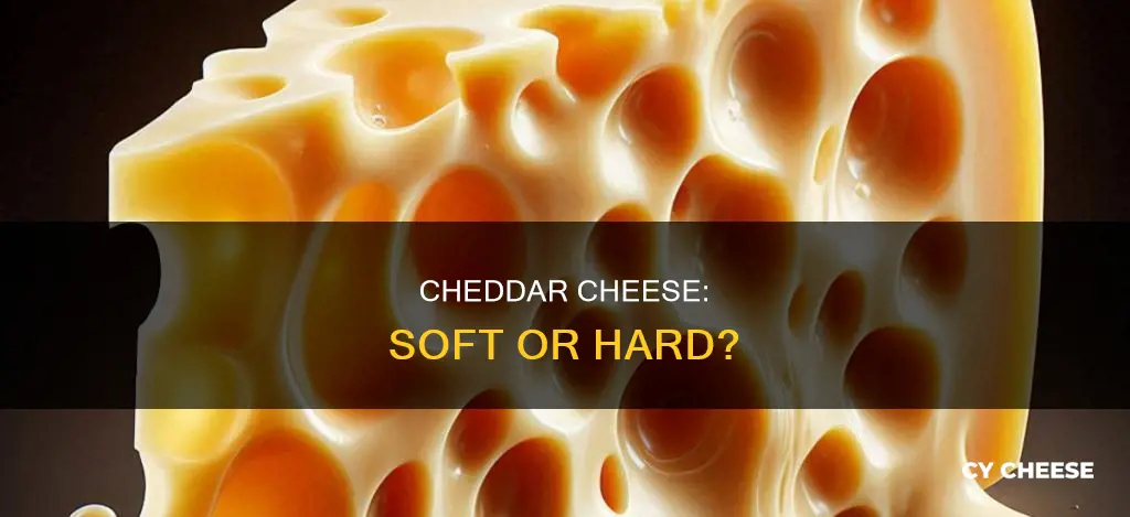 is cheddar cheese soft or hard