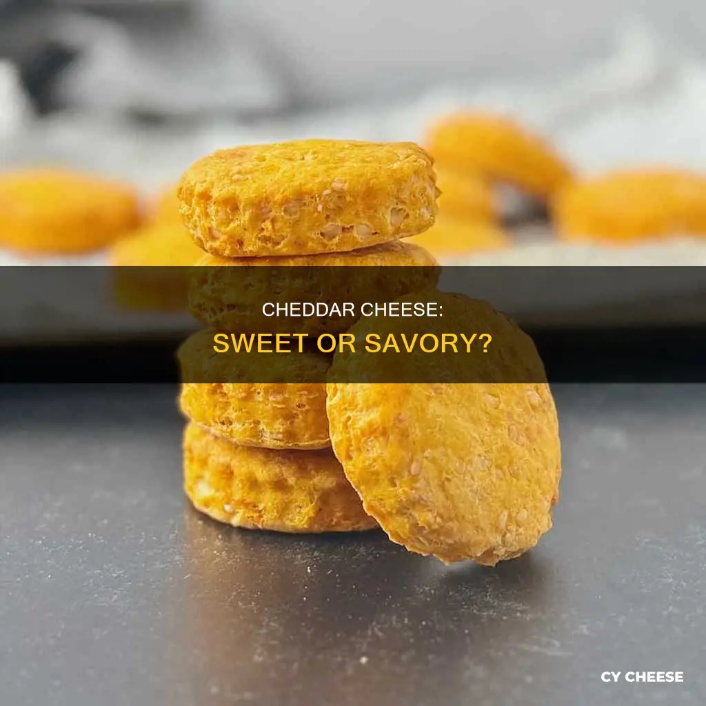is cheddar cheese sweet