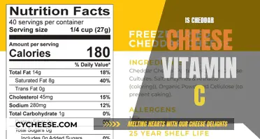 Cheddar Cheese: A Surprising Source of Vitamin C?