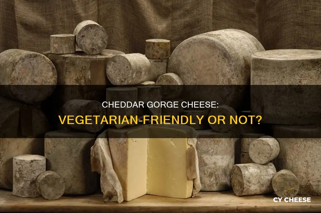 is cheddar gorge cheese vegetarian