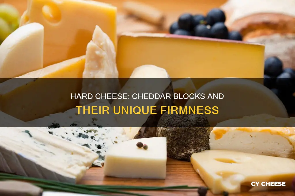 is cheddar in the block hard cheese