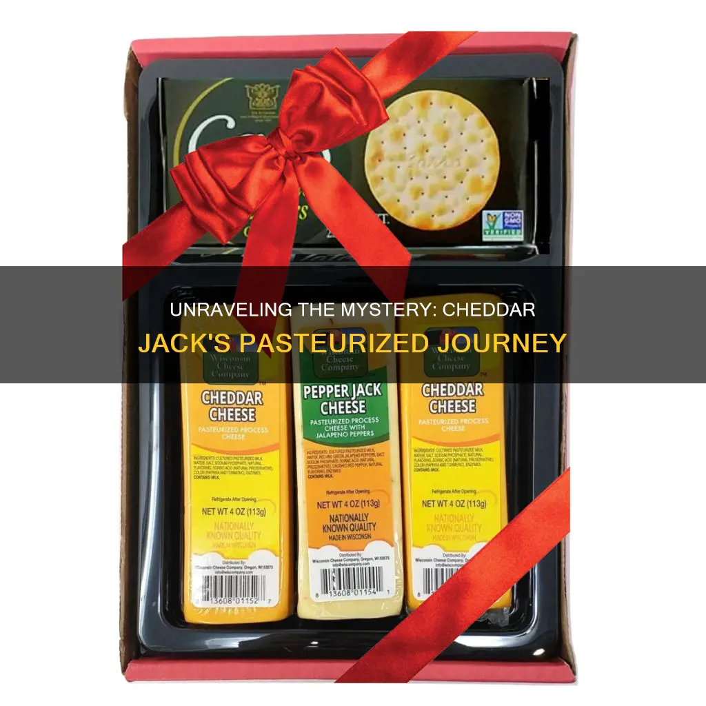 is cheddar jack cheese pasteurized