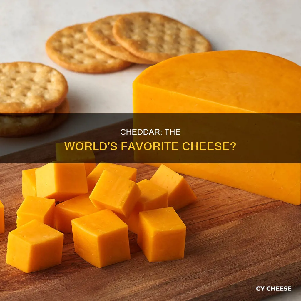 is cheddar the most popular cheese