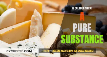 Cheddar Cheese: A Pure Substance or Not?