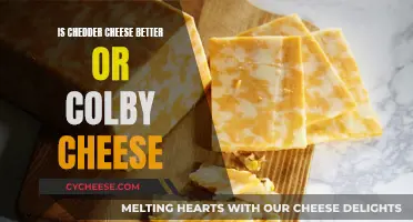 Cheddar vs. Colby: Unraveling the Cheesy Debate