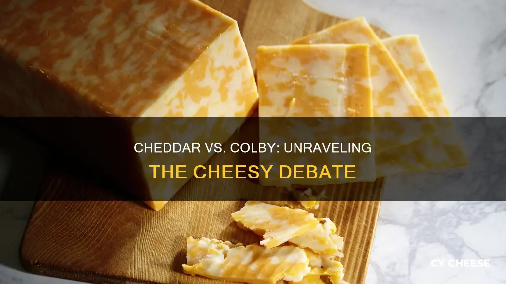 is chedder cheese better or colby cheese