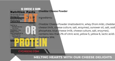 Cheese Nutrition: Carb, Fat, or Protein?