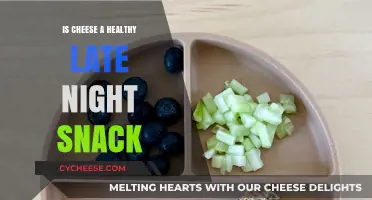 Cheese: A Healthy Late-Night Snack Option?