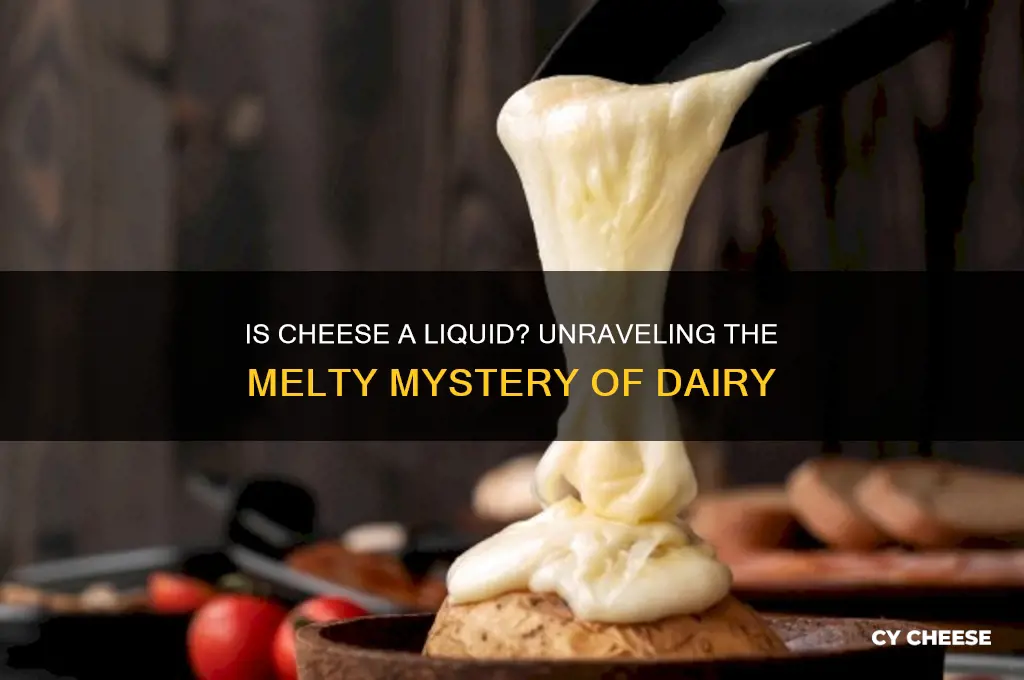 is cheese a liquid