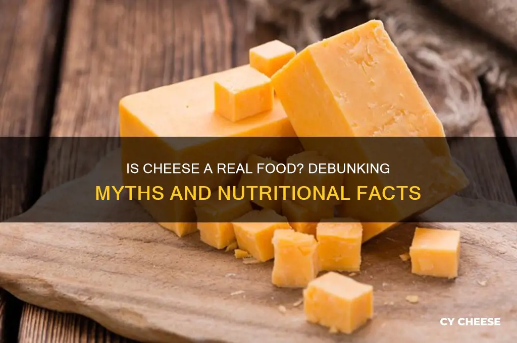 is cheese a real food