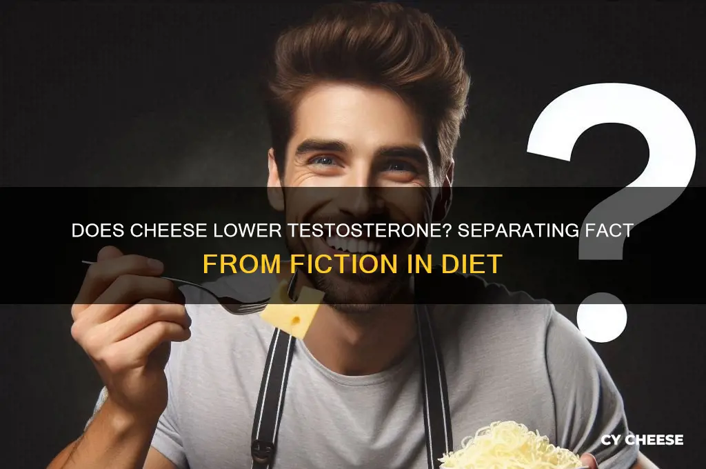 is cheese a testosterone killer