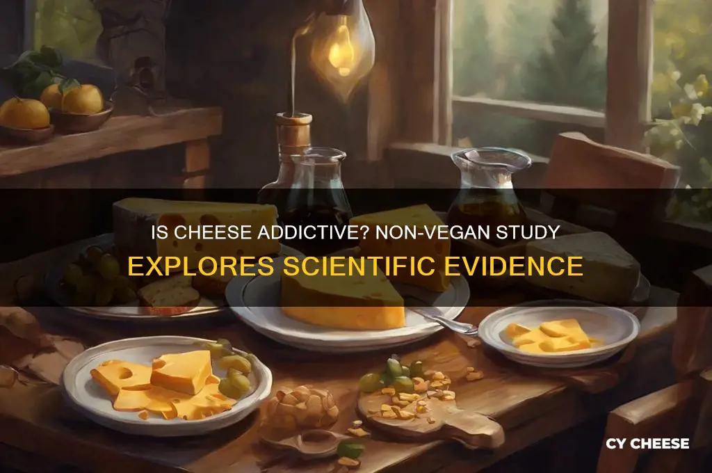 is cheese addictive non vegan study scientific study