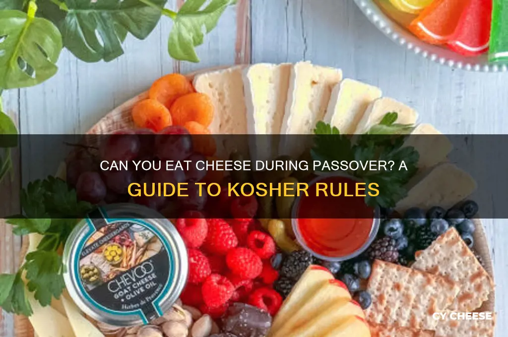 is cheese allowed during passover
