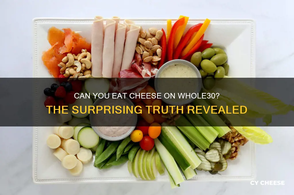 is cheese allowed on whole30