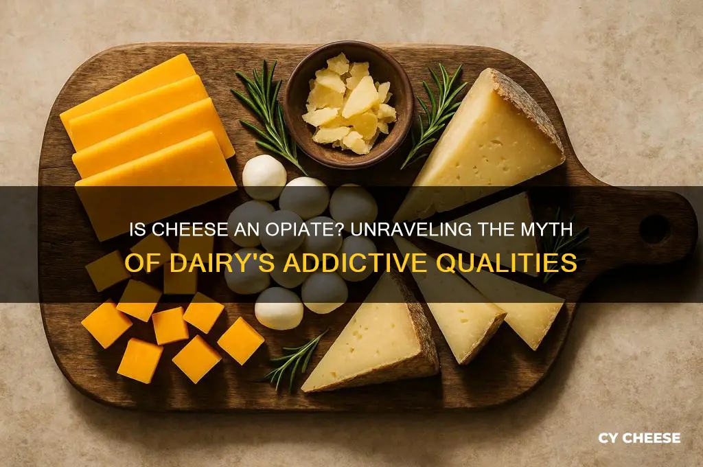 is cheese an opiate