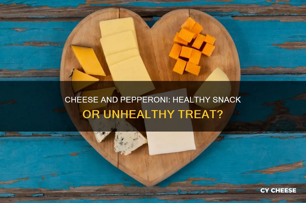 is cheese and pepperoni a healthy snack