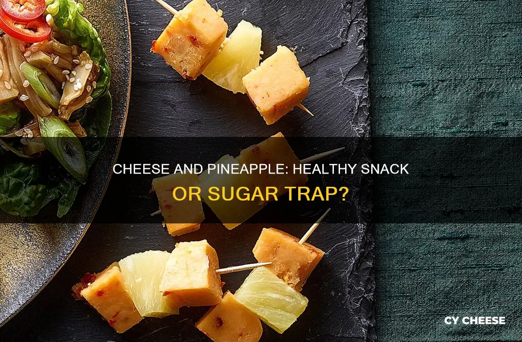 is cheese and pineapple a healthy snack