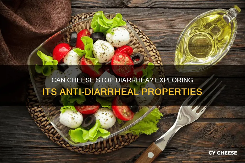 is cheese anti diarrheal