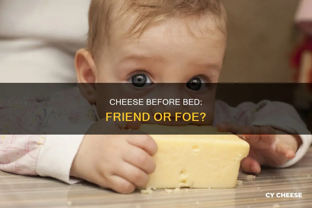 is cheese bad before bed