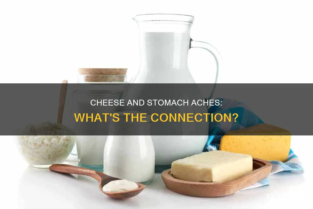 is cheese bad for a stomach ache