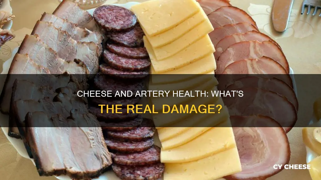 is cheese bad for arteries