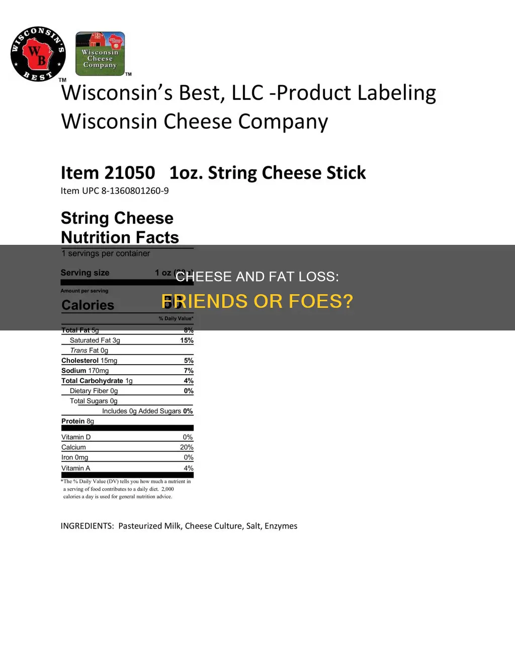 is cheese bad for fat loss