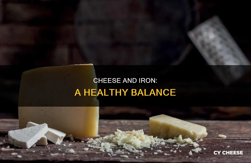 is cheese bad for iron