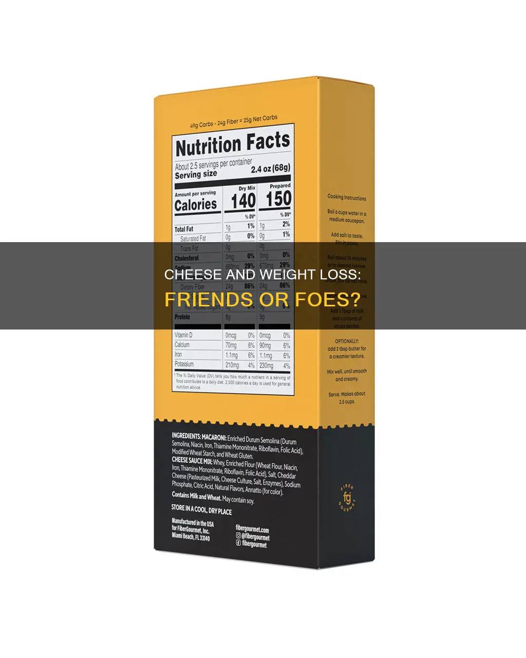 is cheese bad for losing weight