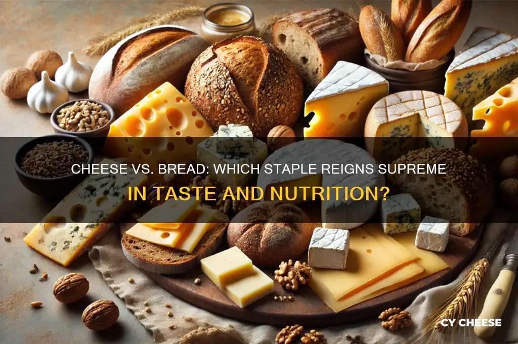 is cheese better than bread