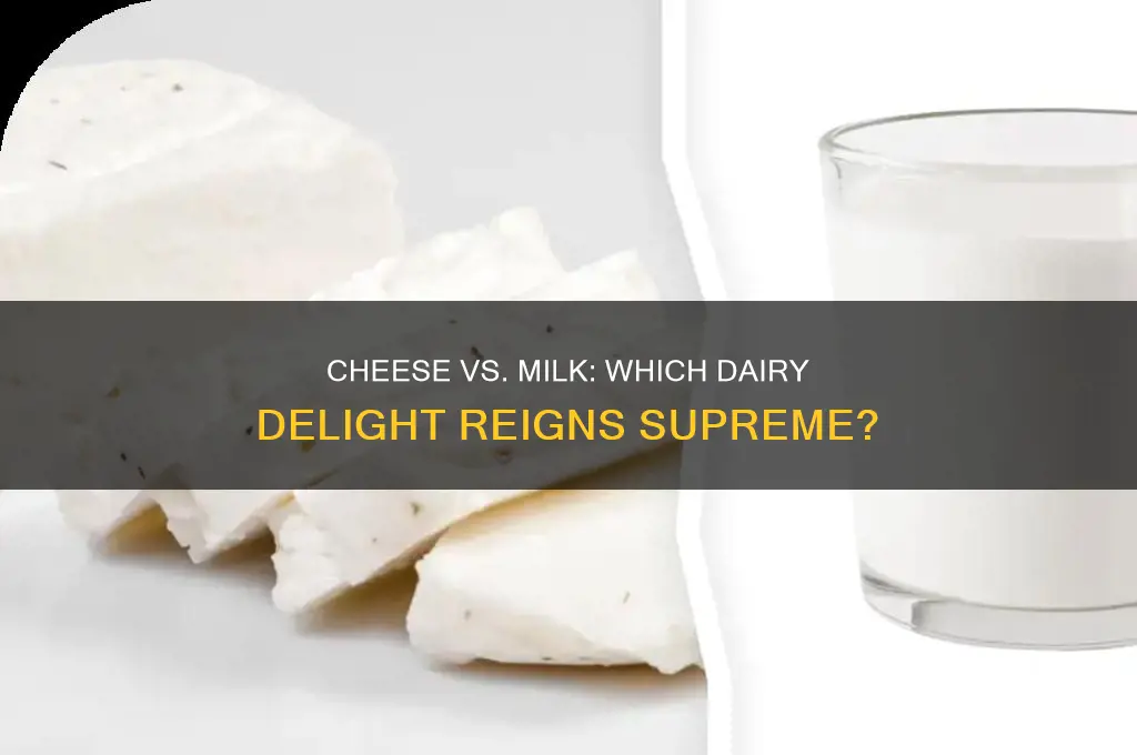 is cheese better than milk